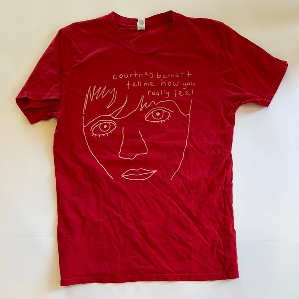 Red Courtney Barnett T-Shirt
